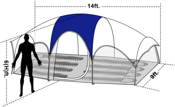 CAMPROS 8 Person Tent - Image 7