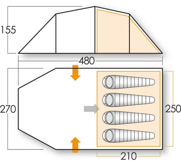 Vango Venture 450 Tent - Image 6