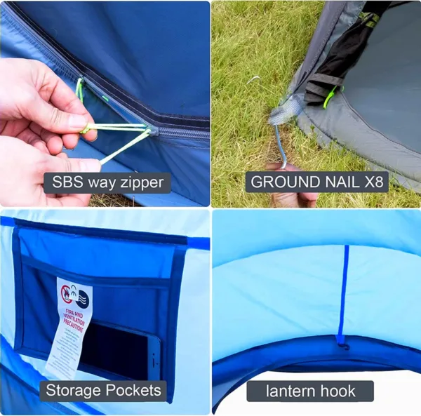Londtren 4 Person Pop Up Family Tent - Image 5