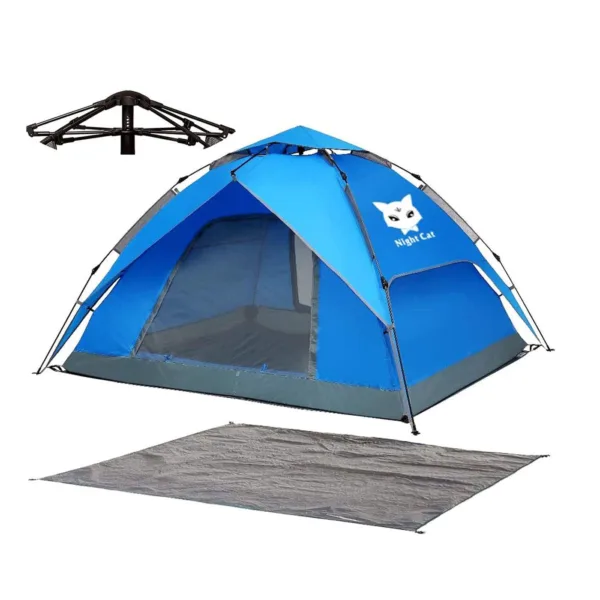 Night Cat Waterproof 4 Person Instant Pop Up Tent