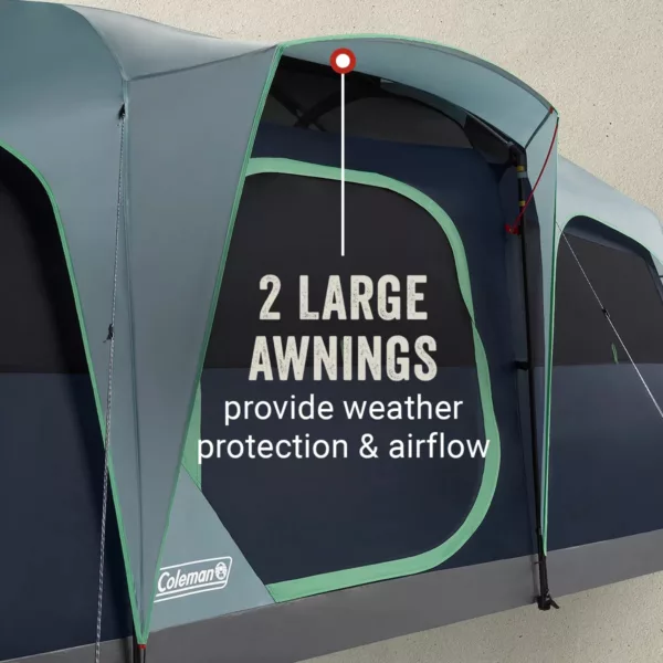 Coleman Sunlodge™ 12-Person Camping Tent, Blue Nights - Image 2
