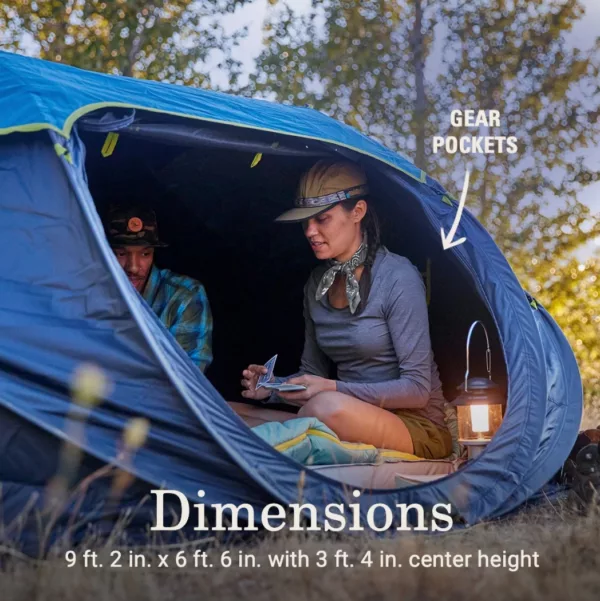 Coleman 4-Person Camp Burst™ Pop-Up Tent with Dark Room™ Technology - Image 4