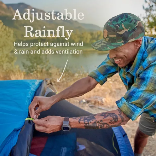 Coleman 4-Person Camp Burst™ Pop-Up Tent with Dark Room™ Technology - Image 6